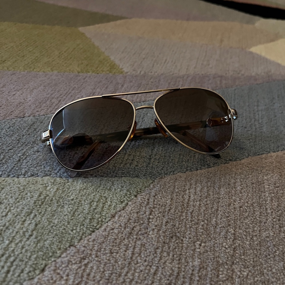 Robert Marc Aviator Sunglasses Gold Tortoise 757